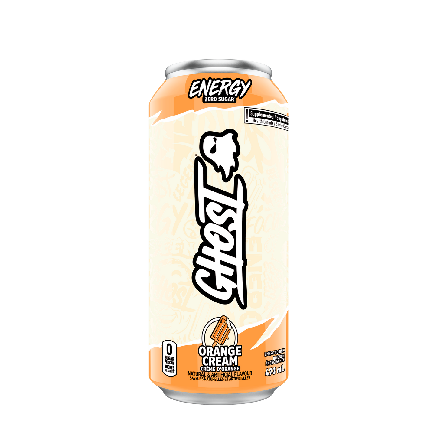GHOST ENERGY DRINK ORANGE CREAM 473ML