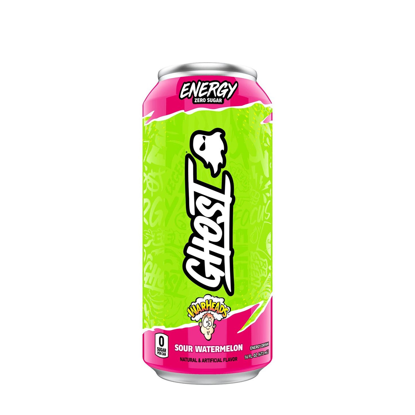 GHOST ENERGY DRINK SOUR WATERMELON WARHEAD