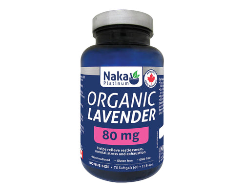 NAKA ORG LAVENDER 80MG 75'S