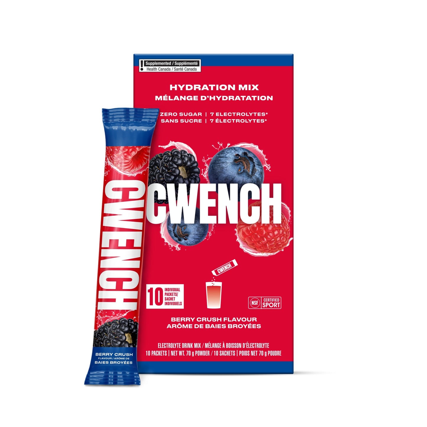 CWENCH HYDRATION BERRY CRUSH 10PACK