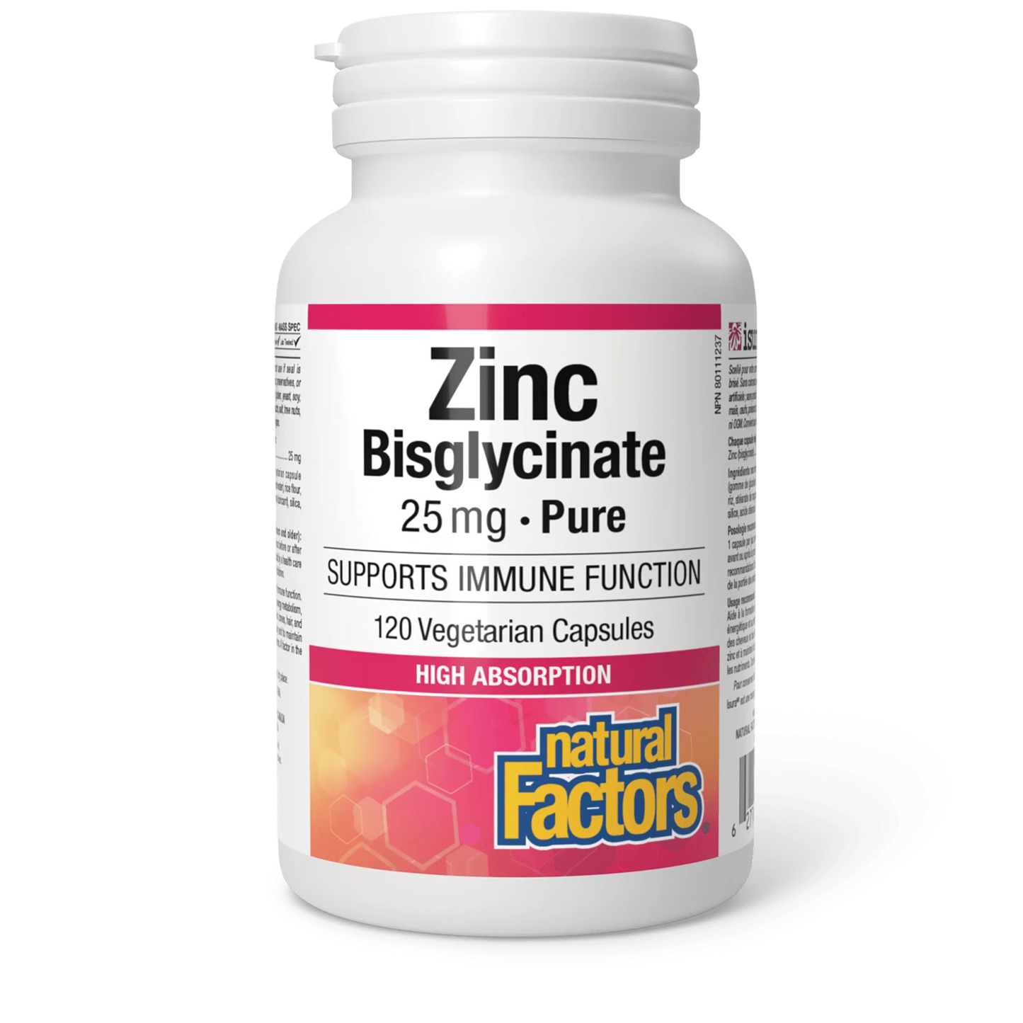 NF ZINC BIGLYCINATE 25MG 120'S