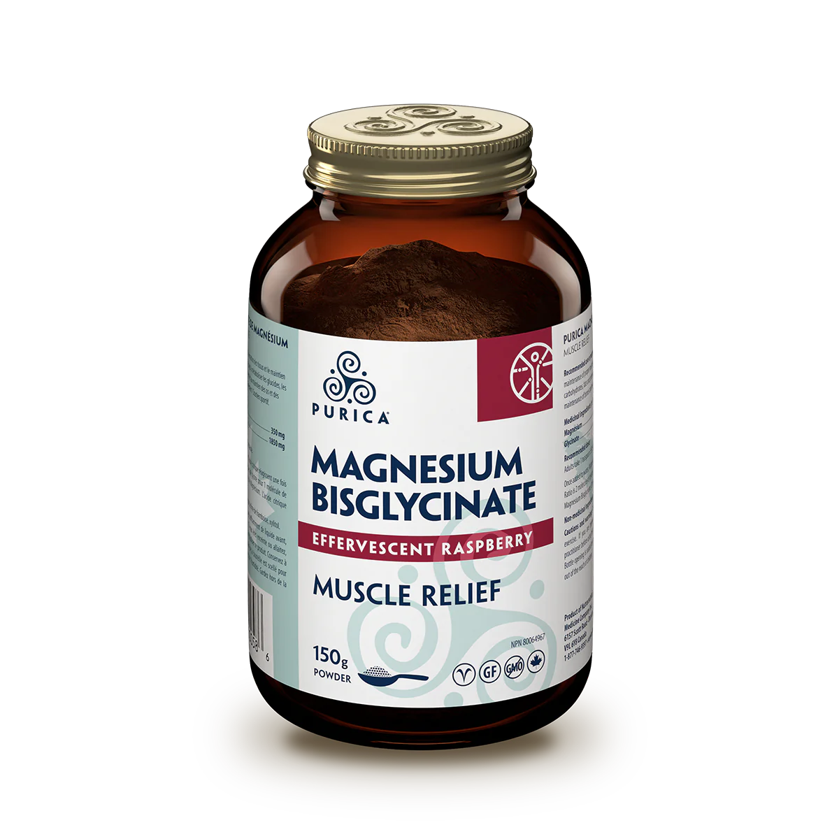 PURICA MAGNESIUM BIGLYCINATE RASPBERRY 150G