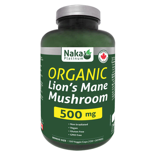 NAKA LION'S MANE MUSHROOM 500MG 150'S