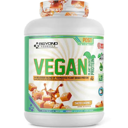 BEYOND VEGAN PROTEIN SALTED CARAMEL 4LB