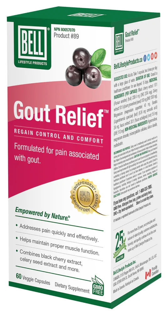 BELL GOUT RELIEF 60'S