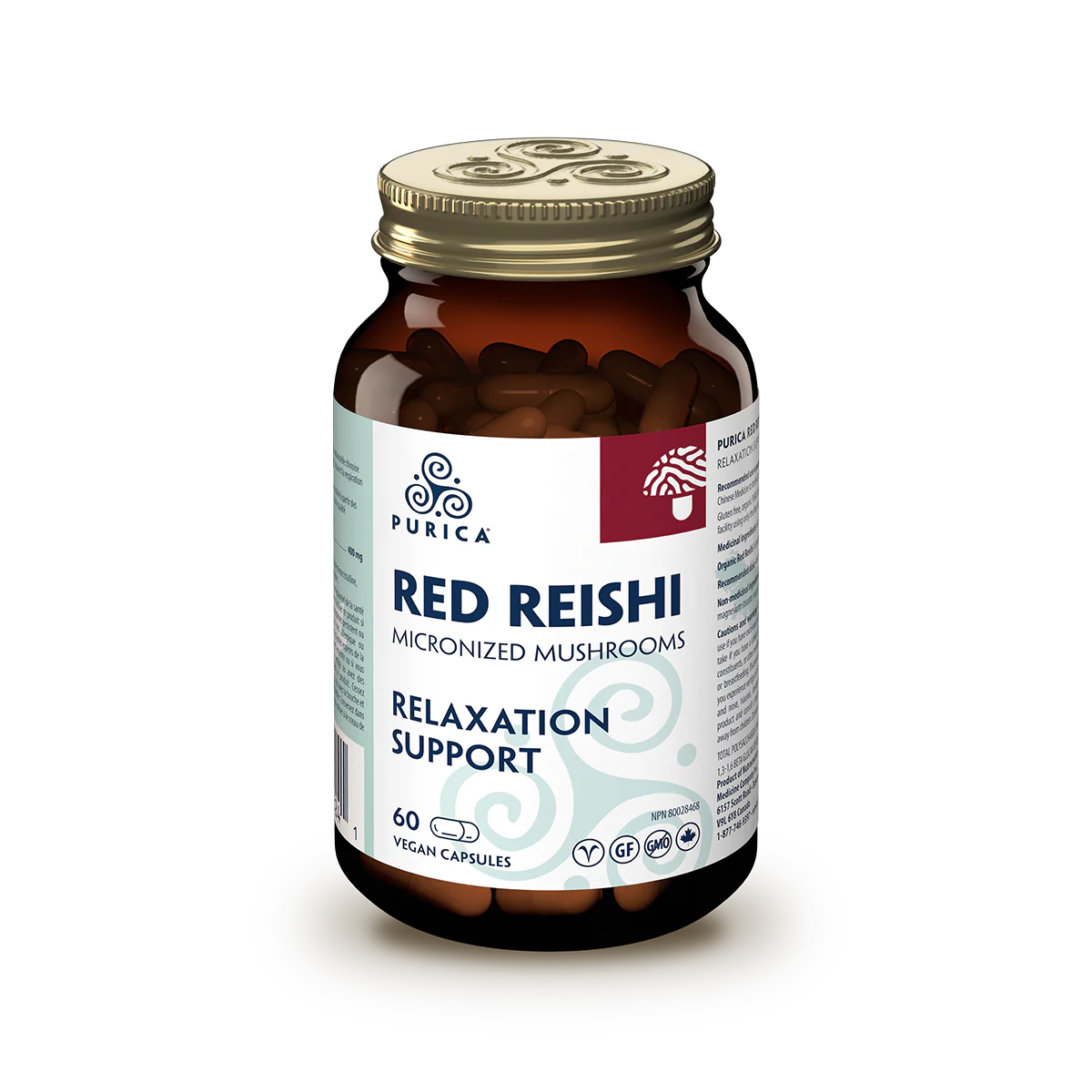 PURICA RED REISHI 60'S