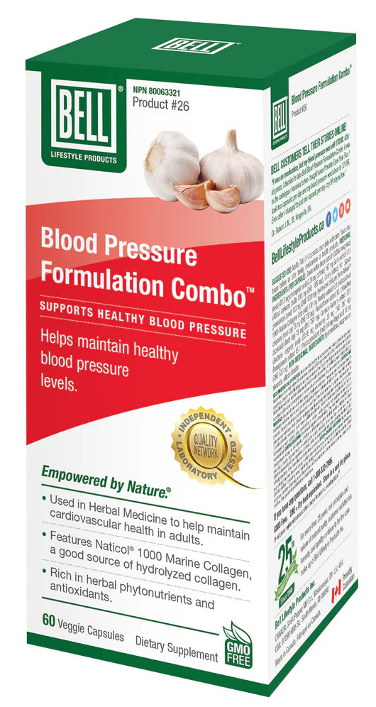 BELL BLOOD PRESSURE FORMULATION 60'S