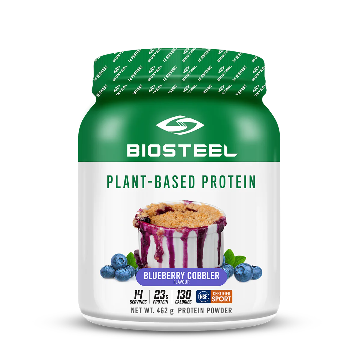 BIOSTEEL PROTEIN PLANT BLUEBERRY COBBLER 462G