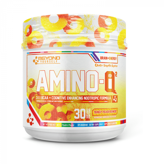 BEYOND AMINO-IQ2 TANGY PEACH RINGZ 417G