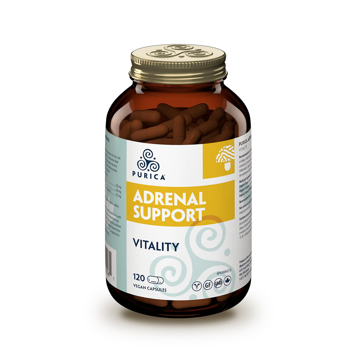 PURICA ADRENAL SUPPORT 120'S