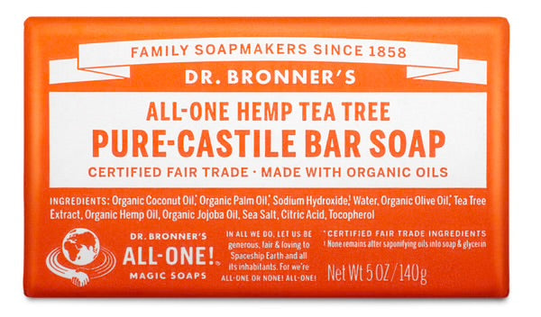 DR. BRONNER BAR SOAP TEA TREE 140G