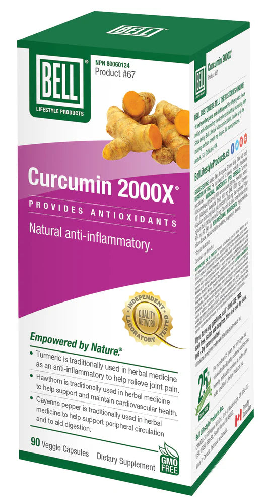 BELL CURCUMIN 2000X 550MG