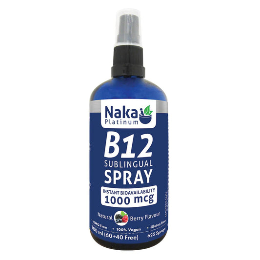 NAKA B12 SPRAY SUBLINGUAL 1000MCG 100ML