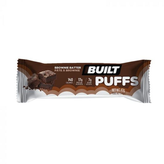 BUILT BAR PUFFS BROWNIE BATTER 40G