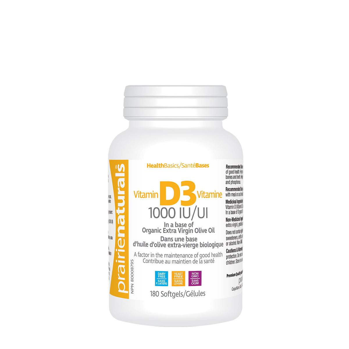 PR NAT VITAMIN D 1000IU 180'S