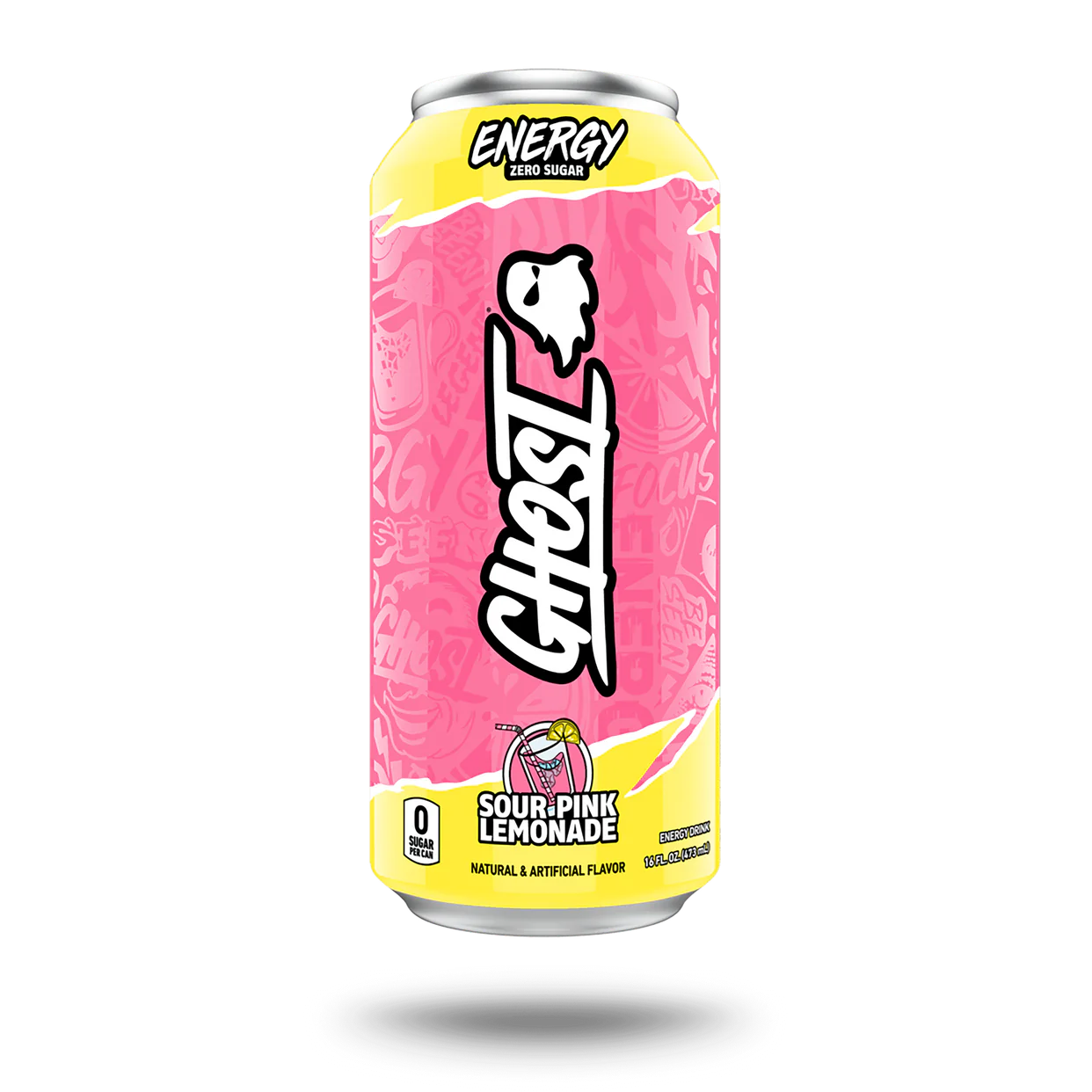 GHOST ENERGY DRINK SOUR PINK LEMONADE 473ML