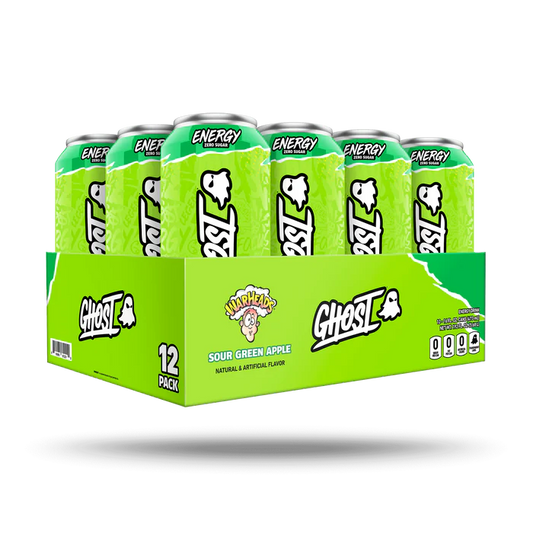 GHOST ENERGY DRINK WARHEAD APPLE 473MLX12