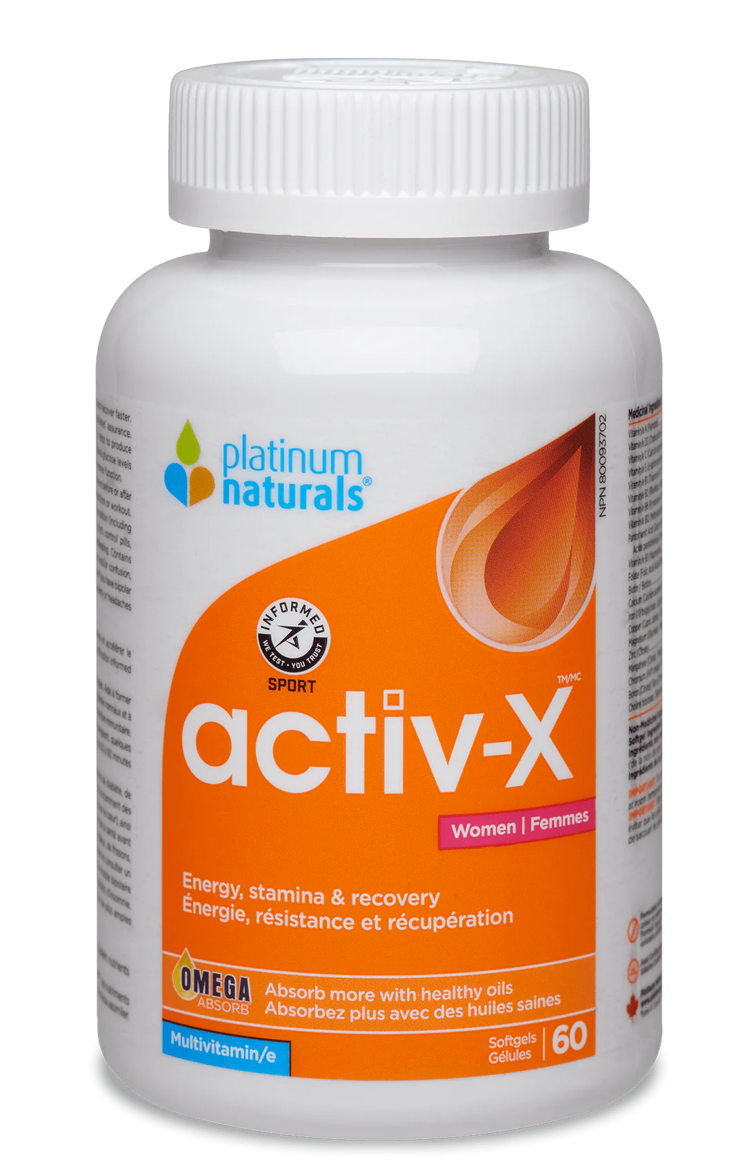 PLATINUM ACTIV-X WOMEN 60'S