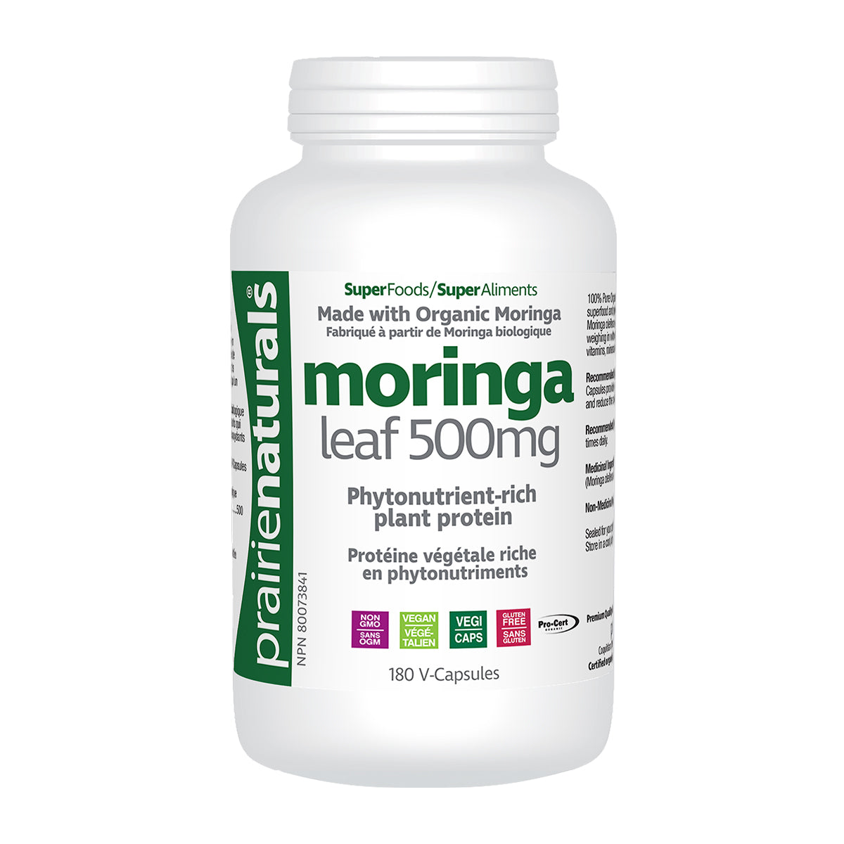 PR NAT MORINGA LEAF 500MG 180'S