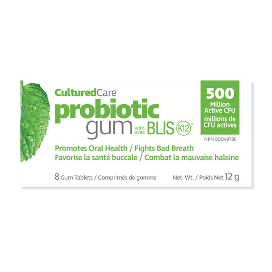 PR NAT PROBIOTIC GUM PEPPERMINT