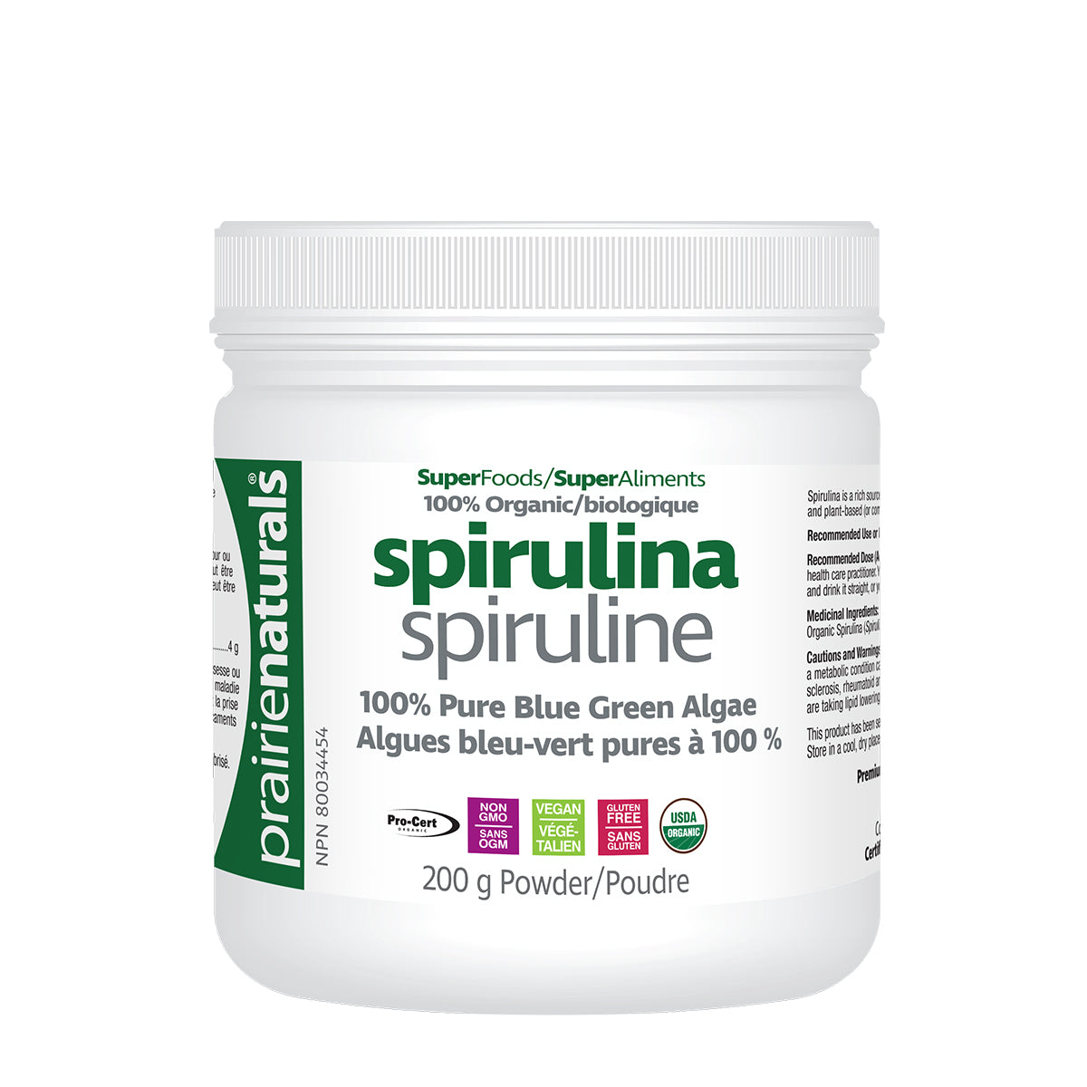 PR NAT SPIRULINA POWDER 200G