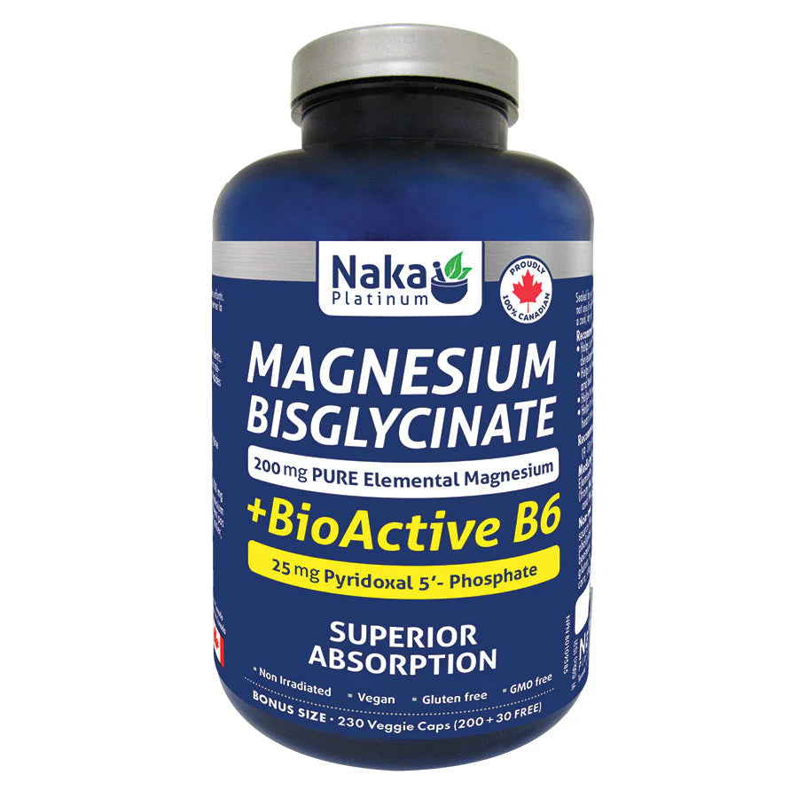 NAKA MAG BISGLYCINATE WITH B6 230'S