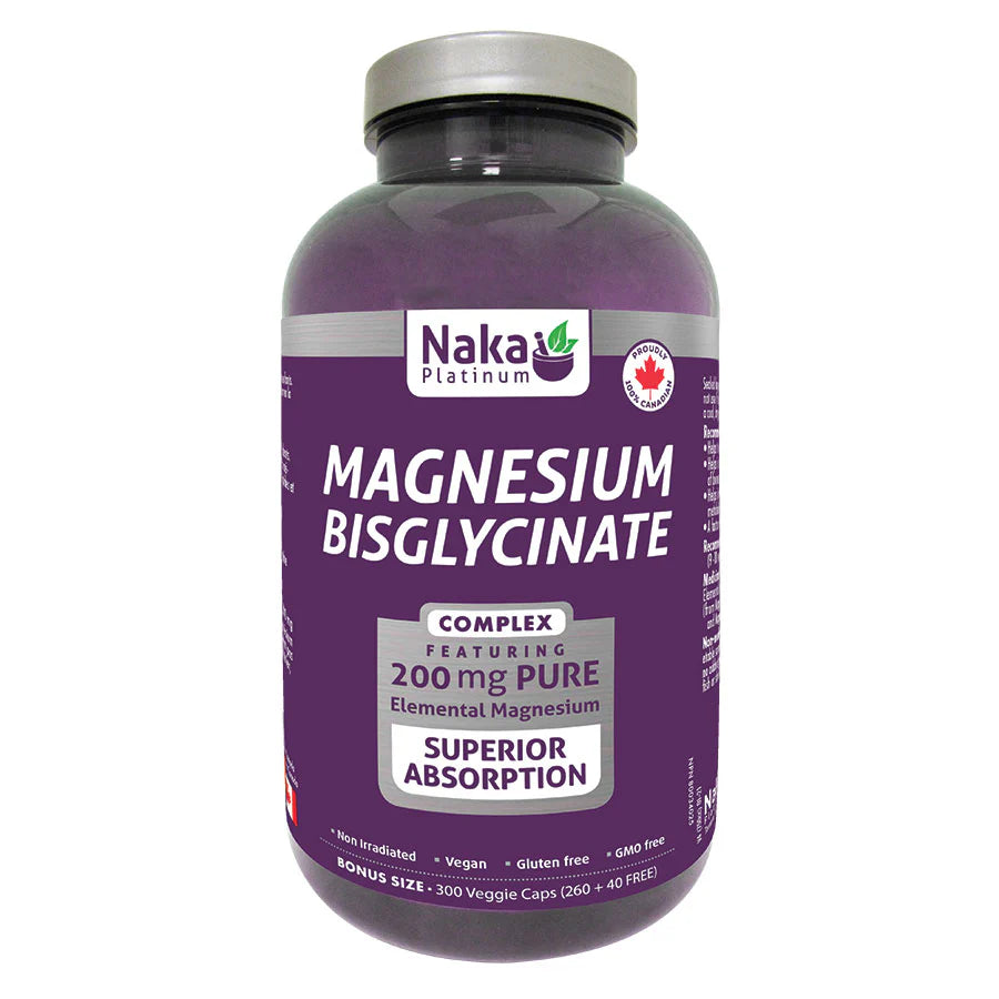 NAKA MAGNESIUM BISGLYCINATE 200MG 300'S