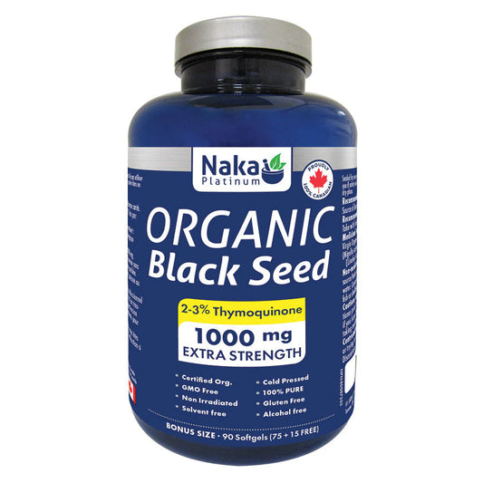 NAKA ORG BLACK SEED OIL 1000MG 90'S