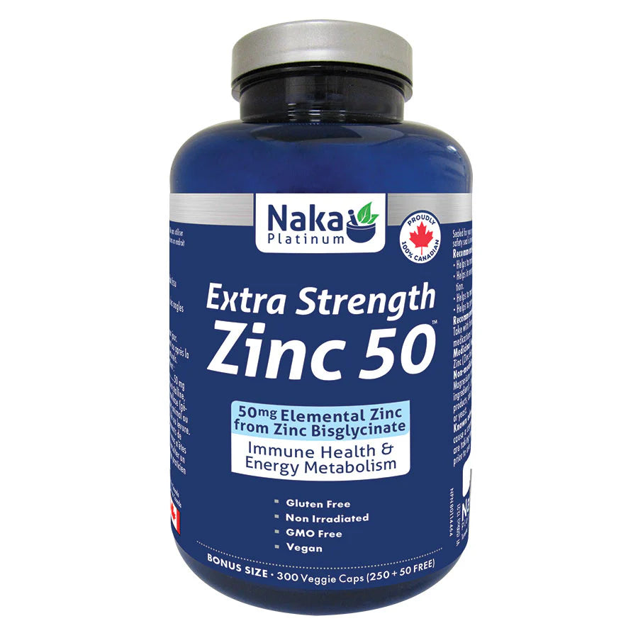 NAKA ZINC BISGLYCINATE 50MG 300'S