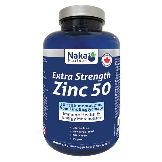 NAKA ZINC BISGLYCINATE 50MG 300'S