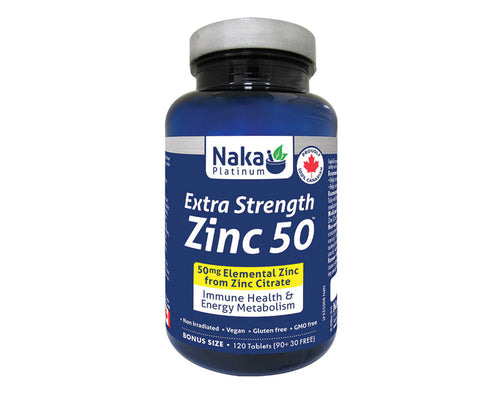 NAKA ZINC CITRATE 50MG 120'S