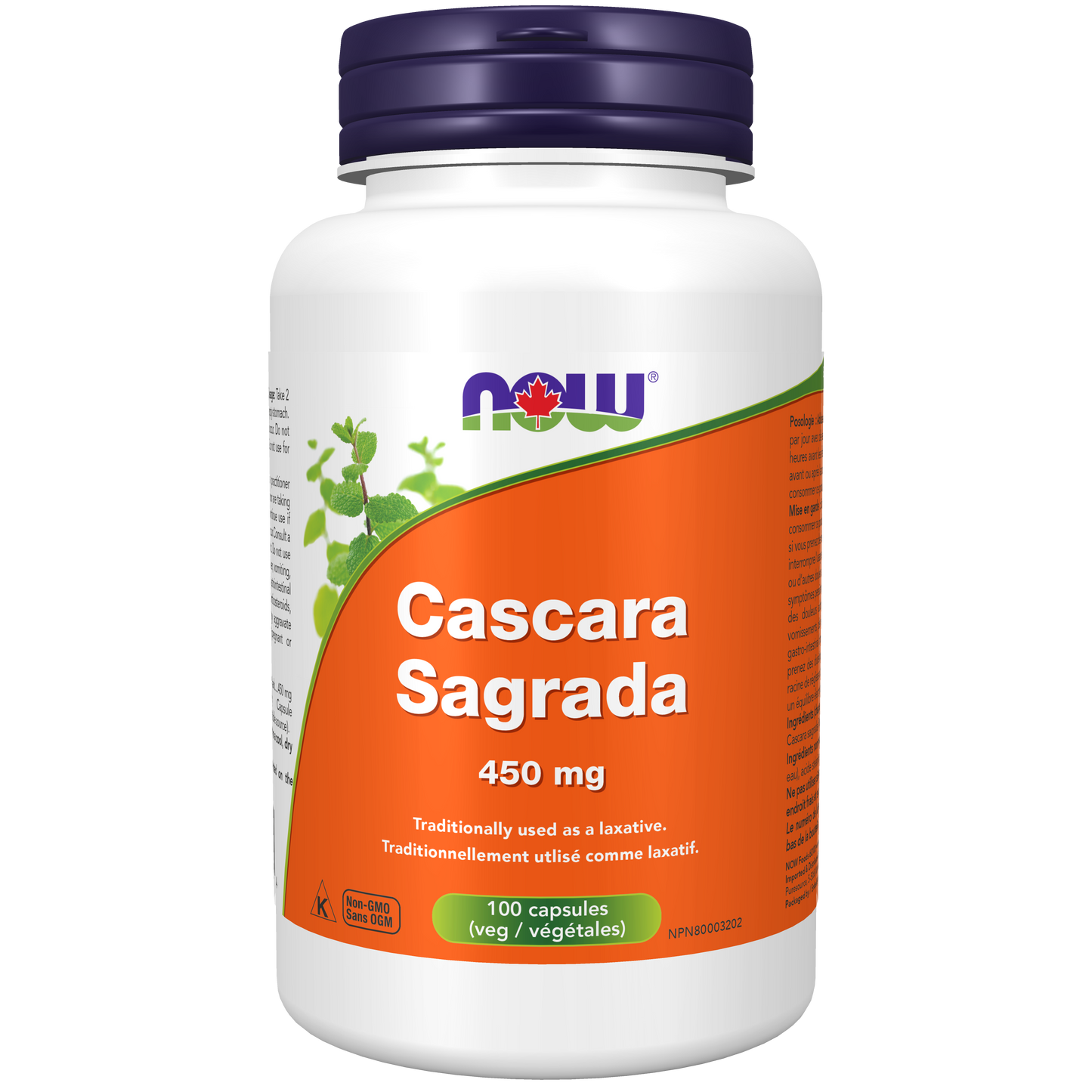 NOW CASCARA 450MG 100'S