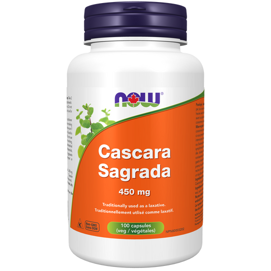 NOW CASCARA 450MG 100'S