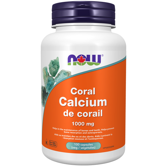 NOW CORAL CALCIUM 1000MG 100'S