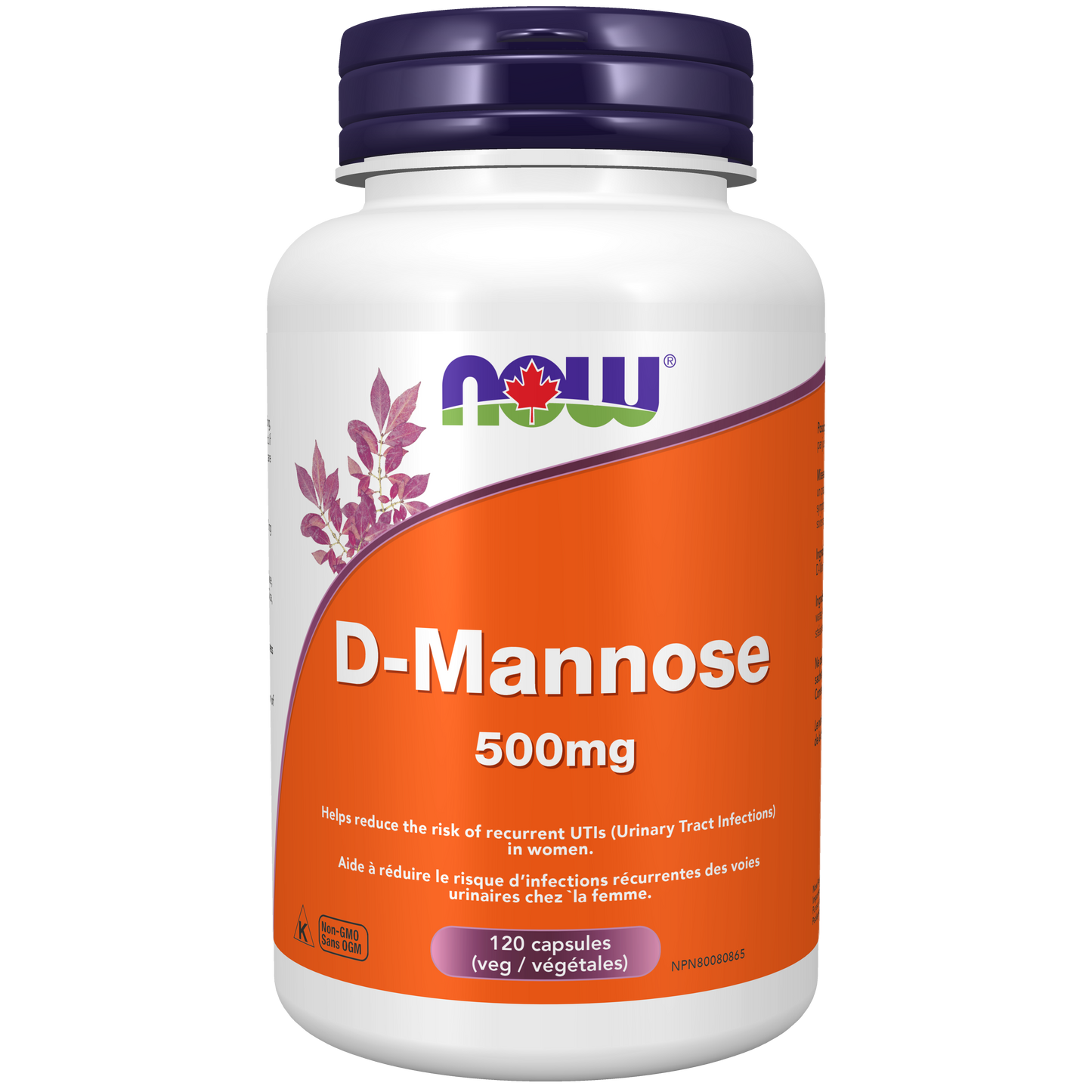 NOW D-MANNOSE 500MG 120'S