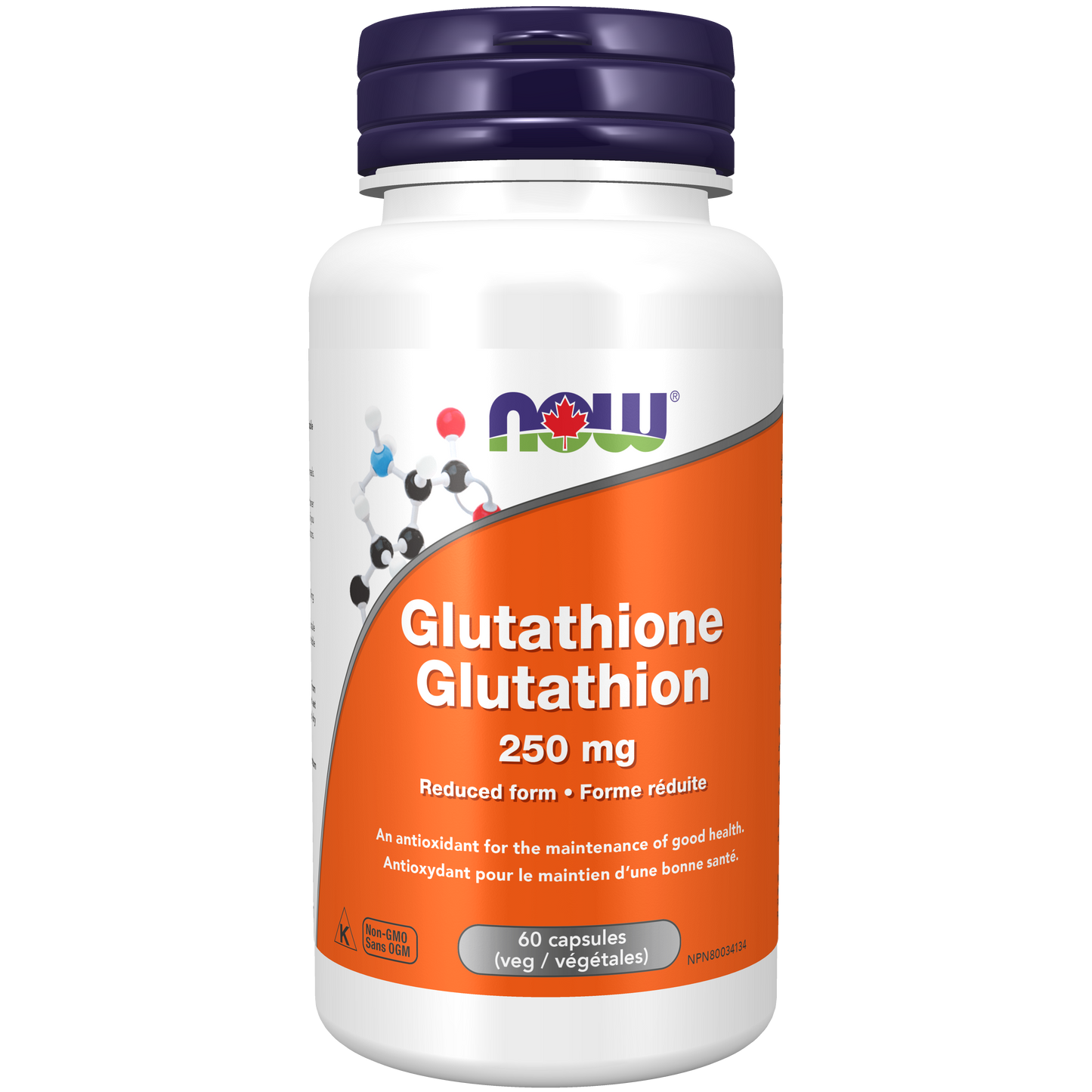 NOW GLUTATHIONE 250MG 60'S