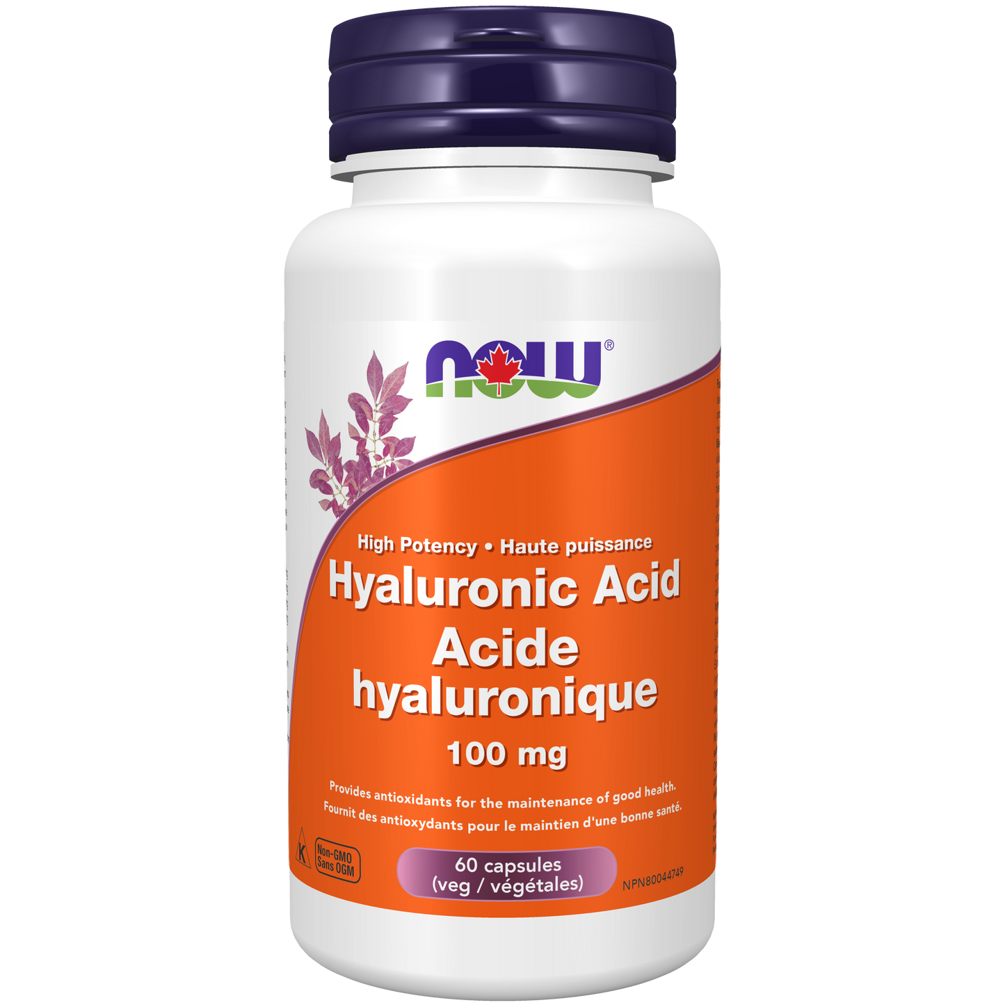 NOW HYALURONIC ACID 100MG 60'S