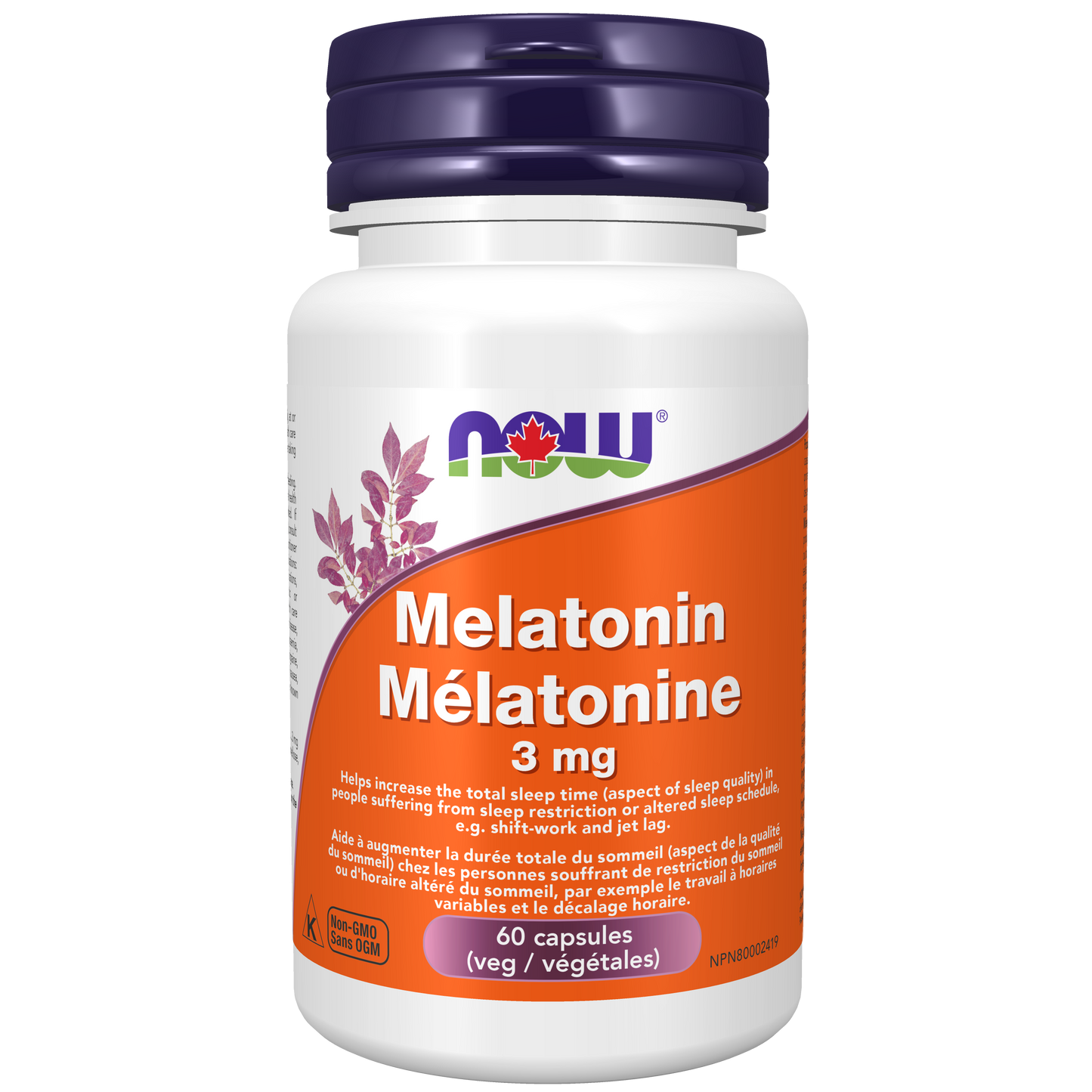 NOW MELATONIN 3MG 60'S