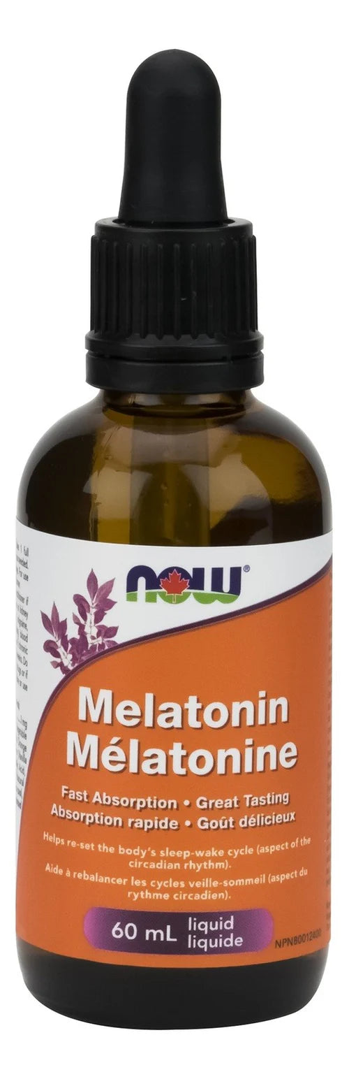 NOW MELATONIN LIQUID 60ML