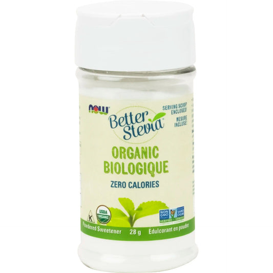 NOW ORG STEVIA POWDER 28G