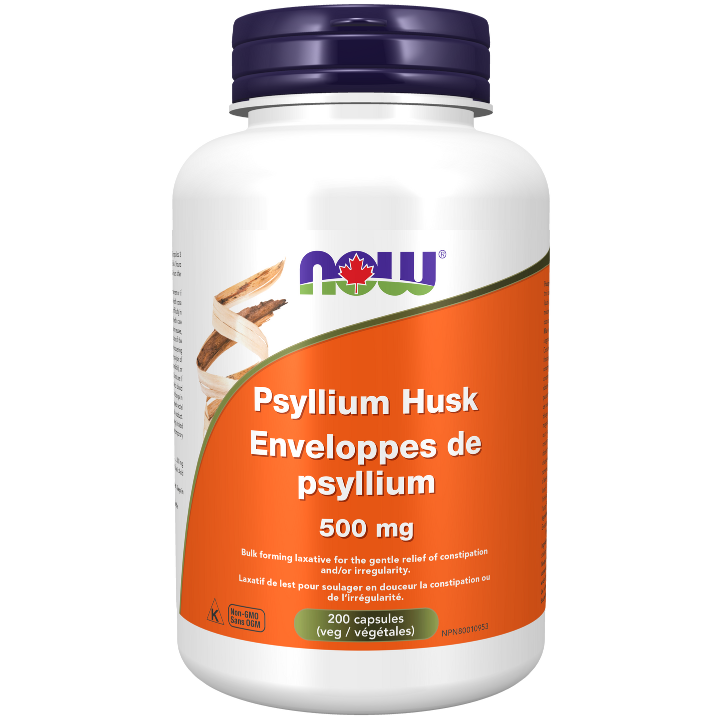 NOW PSYLLIUM HUSK 500MG 200'S