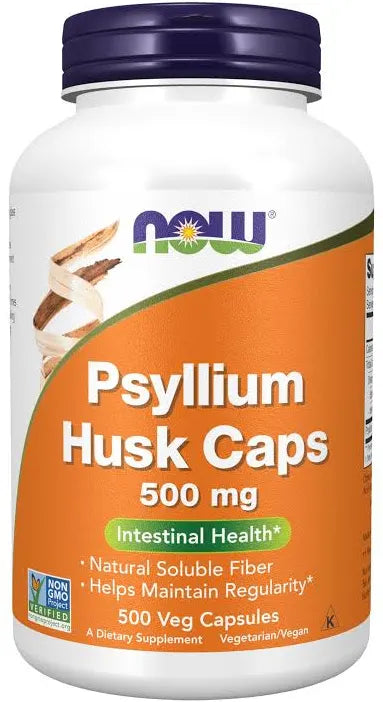 NOW PSYLLIUM HUSK 500MG 500'S