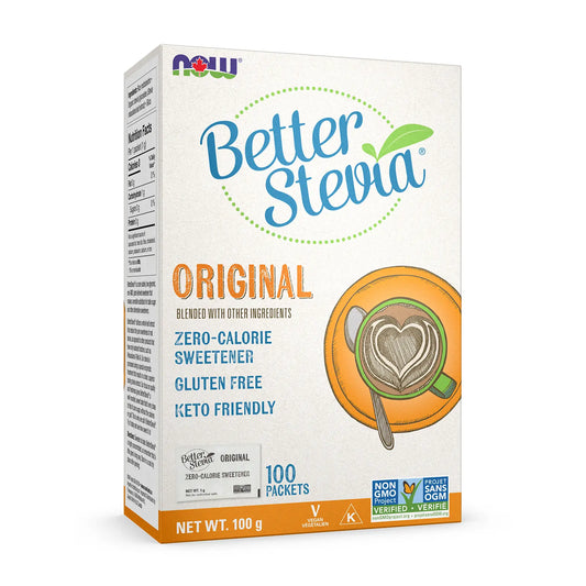 NOW STEVIA PACKETS 100'S