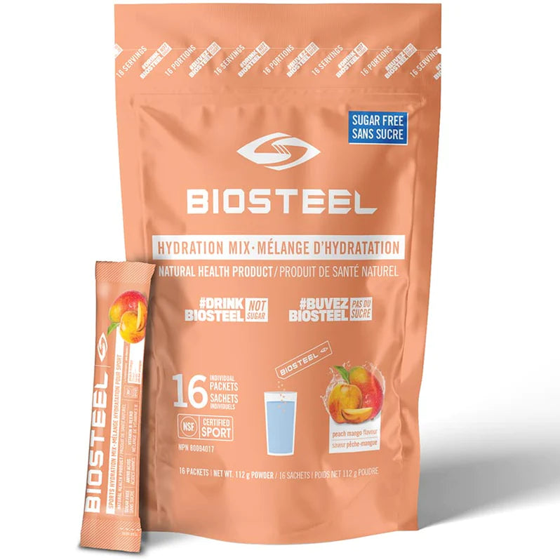 BIOSTEEL HYDRATION MIX PEACH MANGO 16'S