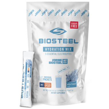 BIOSTEEL HYDRATION MIX WHITE FREEZE 16'S