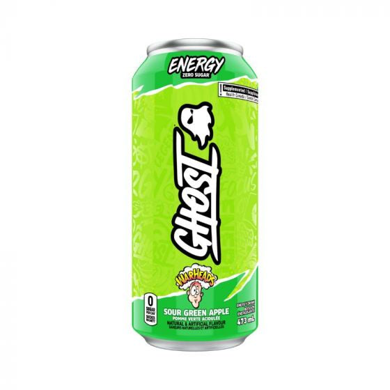 GHOST ENERGY DRINK WARHEAD APPLE 473ML