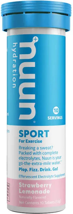 NUUN SPORT STRAWBERRY LEMONADE 10'S