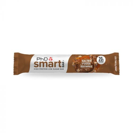 PHD BAR SATLED FUDGE BROWNIE 64G