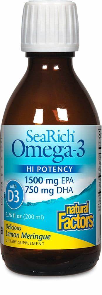 NF SEARICH OMEGA-3 & VIT D XSTRENGTH LEMON 200ML