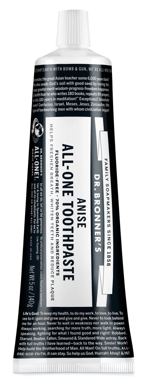 DR. BRONNER TOOTHPASTE ANISE 140G